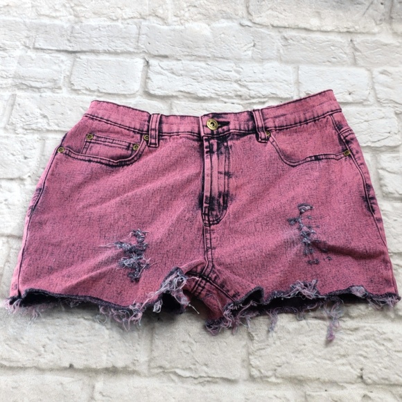 Diane Gilman Pants - Vintage High Waist Mom Jeans Cut off  Distressed